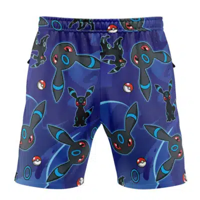Shiny Umbreon Pattern Pokemon Versatile Shorts