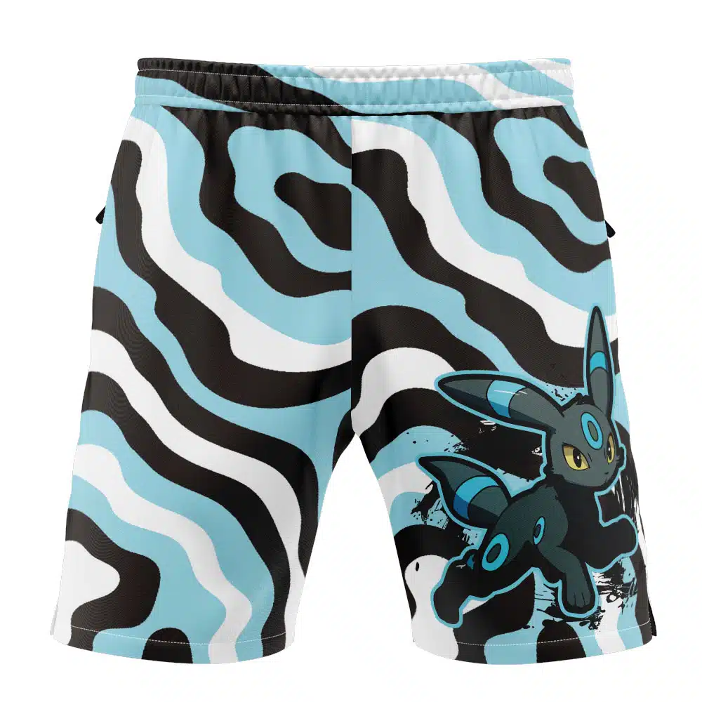 Shiny Umbreon Trippy Pokemon Versatile Shorts