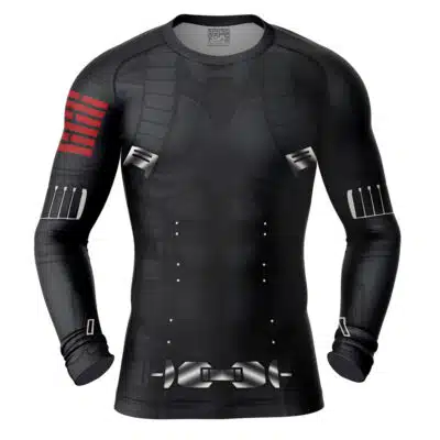 Snake Eyes Gi Joe Long Sleeve Rash Guard Compression Shirt