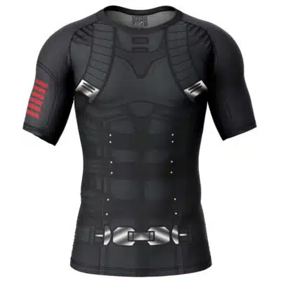 Snake Eyes GI Joe Short Sleeve Rash Guard Compression Shirt