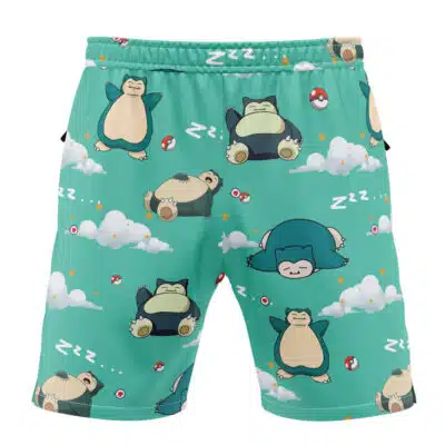 Snorlax Pattern Pokemon Versatile Shorts