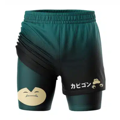 Snorlax Pokemon 2-in-1 Competition Shorts