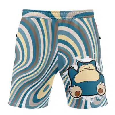 Snorlax Trippy Pokemon Versatile Shorts