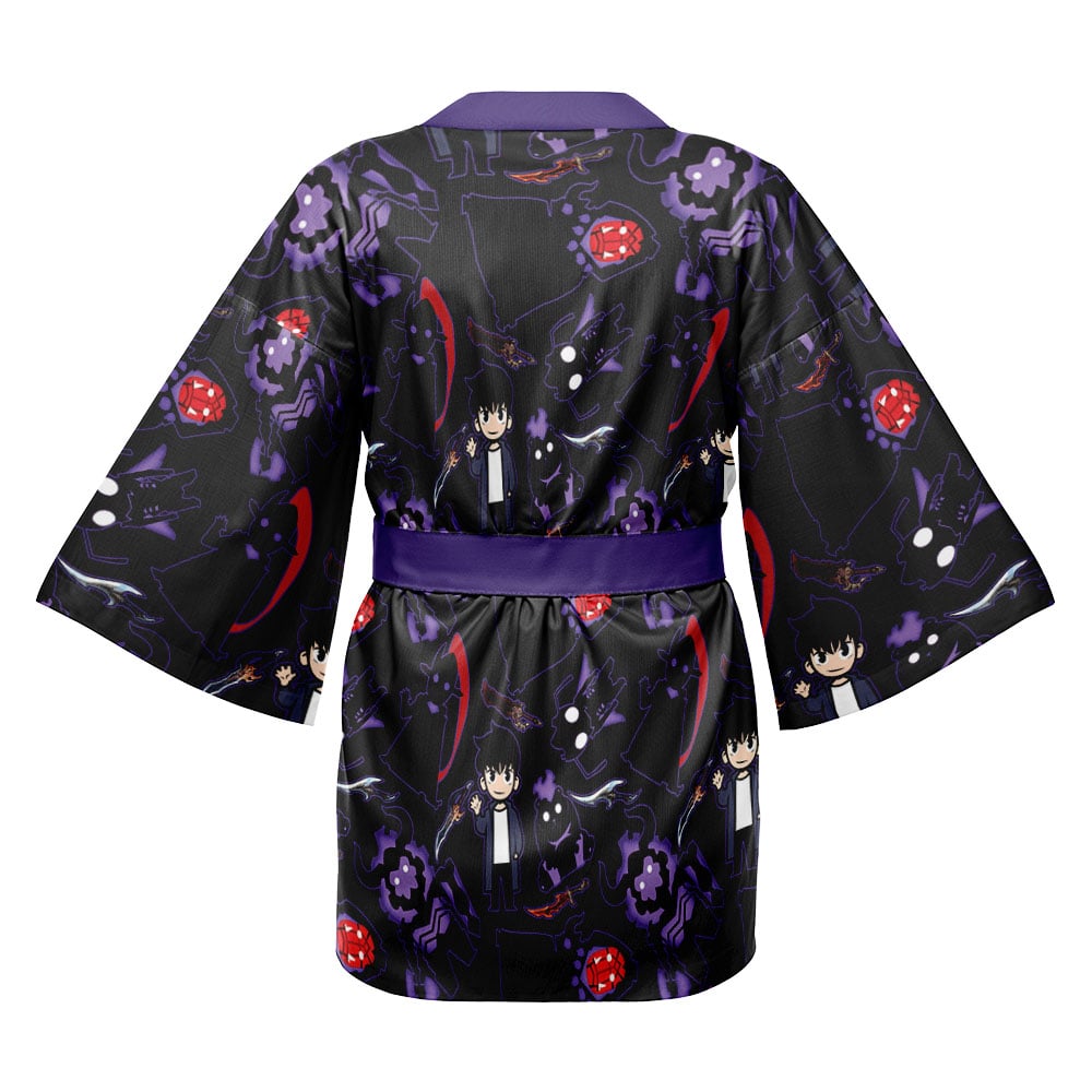Solo Leveling Pattern Solo Leveling Happi Coat Haori Kimono - Image 2