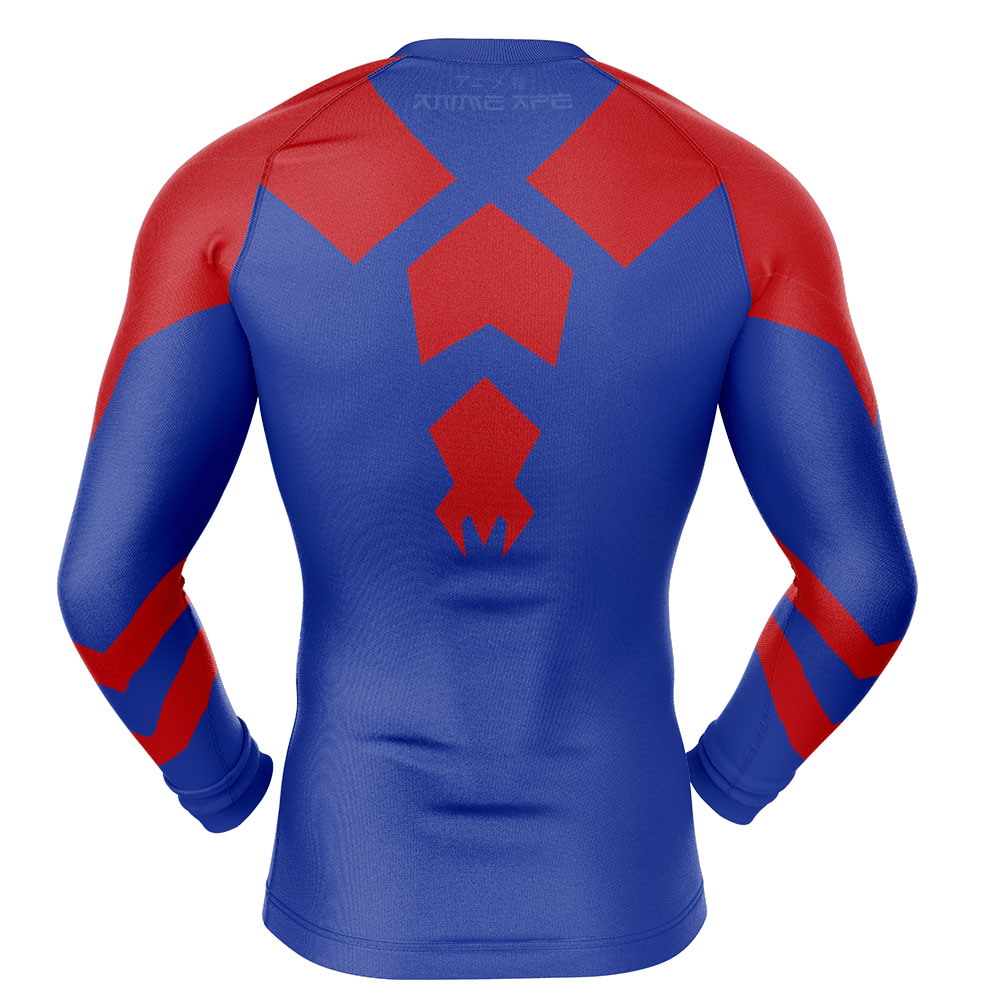 Spiderman 2099 Marvel Long Sleeve Rash Guard Compression Shirt - Image 2