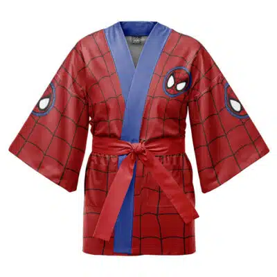 Spiderman Webhead Spiderverse Marvel Happi Coat Haori Kimono