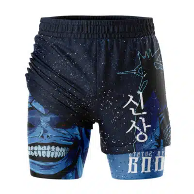 Statue of God Solo Leveling 2-in-1 Competition Shorts