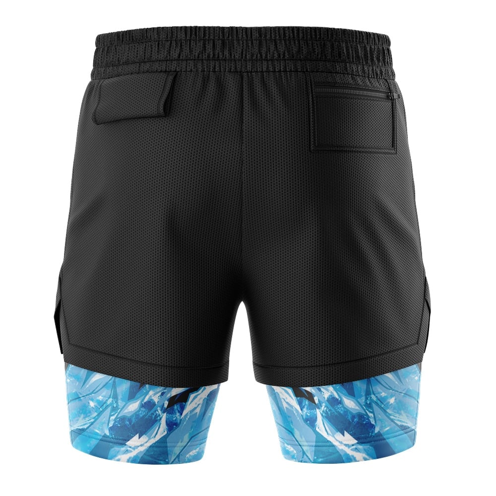 Sub-Zero Mortal Kombat 2-in-1 Performance Shorts - Image 4