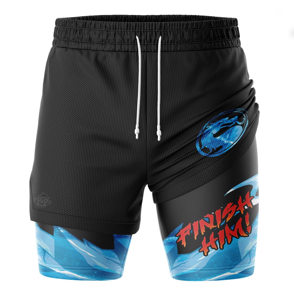 Sub-Zero Mortal Kombat 2-in-1 Performance Shorts