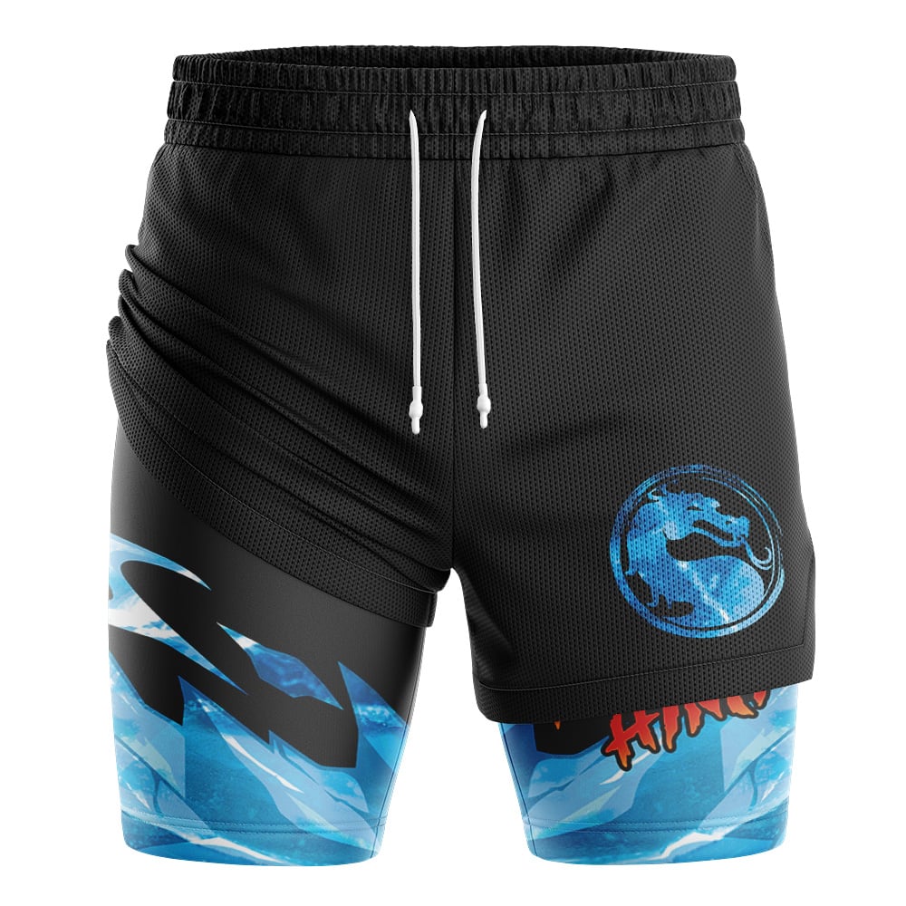 Sub-Zero Mortal Kombat 2-in-1 Performance Shorts - Image 3