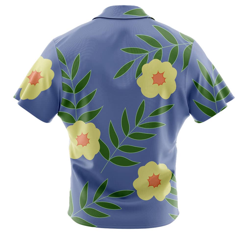 Suguru Geto Beach Outfit Jujutsu Kaisen Button Up Hawaiian Shirt - Image 2