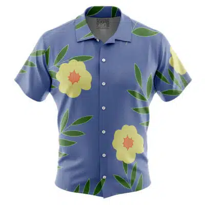 Suguru Geto Beach Outfit Jujutsu Kaisen Button Up Hawaiian Shirt