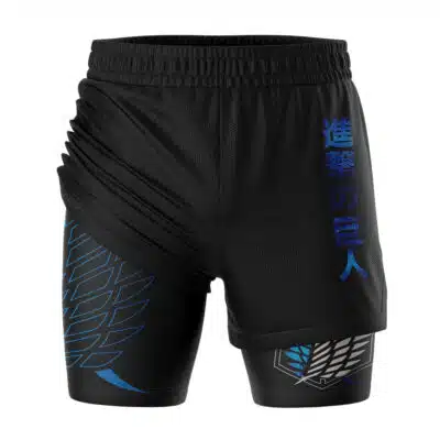 Survey Corps Attack on Titan 2-in-1 Competition Shorts