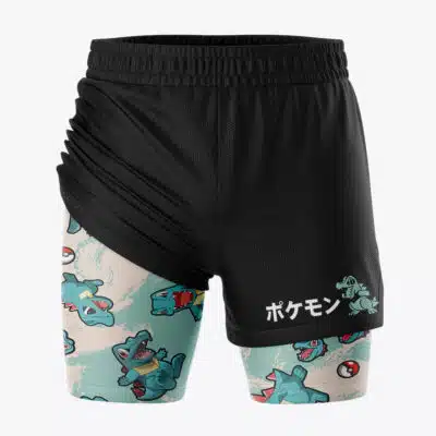 Totodile Pokemon 2-in-1 Competition Shorts