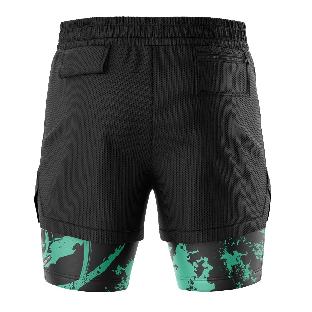 Ulquiorra Cifer V2 Arrancar Espada Bleach 2-in-1 Performance Shorts - Image 4