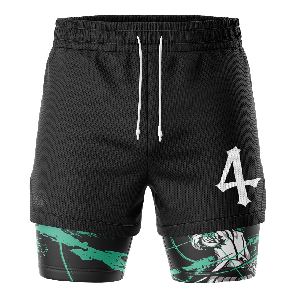 Ulquiorra Cifer V2 Arrancar Espada Bleach 2-in-1 Performance Shorts - Image 2