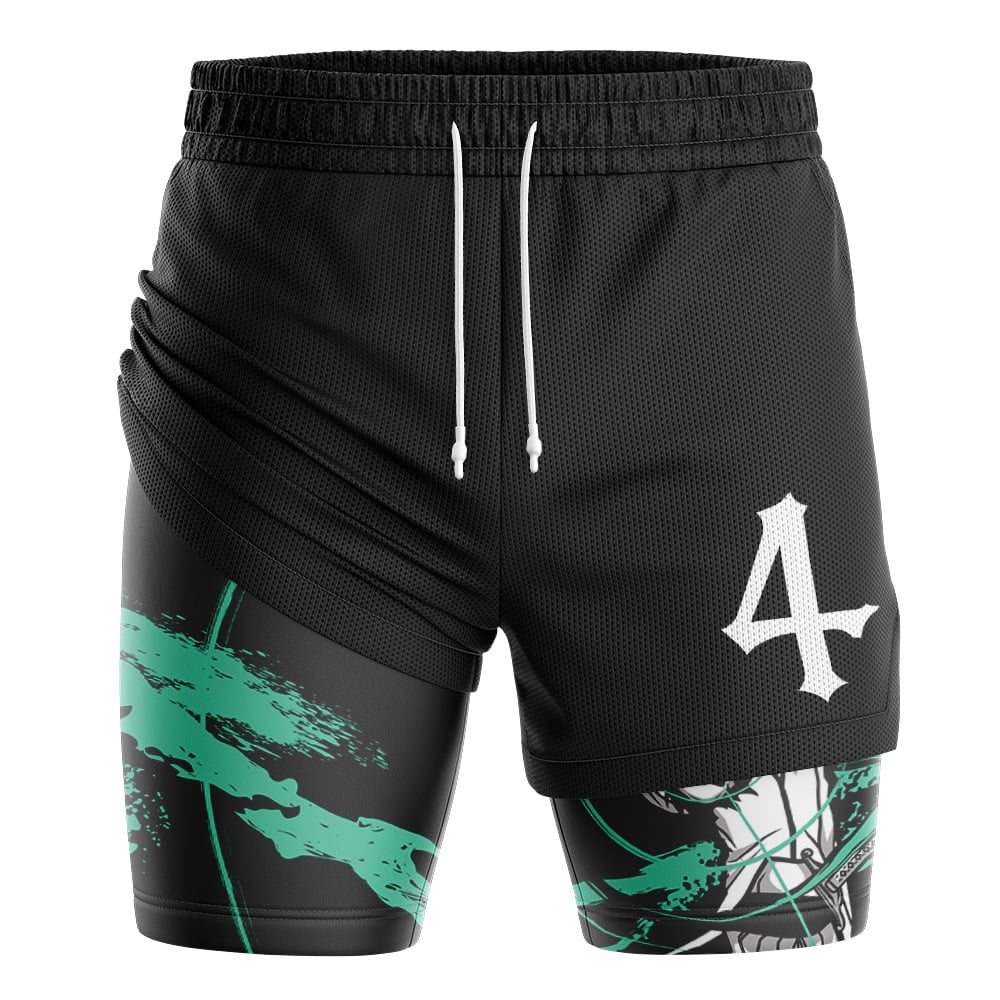 Ulquiorra Cifer V2 Arrancar Espada Bleach 2-in-1 Performance Shorts - Image 3
