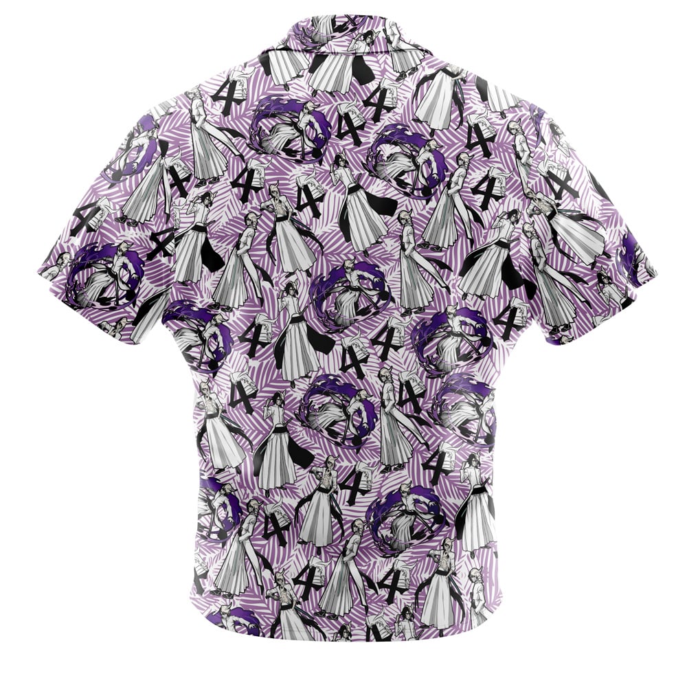 Ulquiorra Pattern Bleach Short Sleeve Button Up Hawaiian Shirt - Image 2