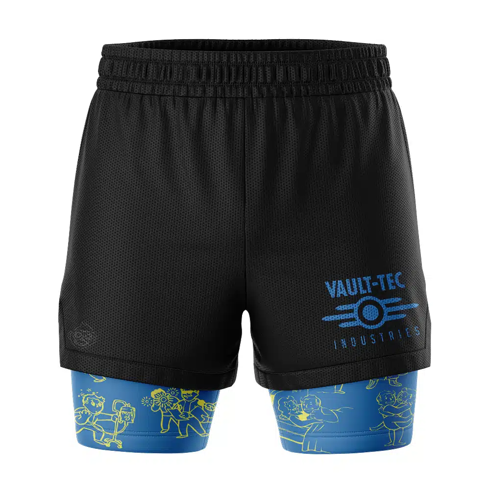 Vault Boy V2 Fallout 2-in-1 Competition Shorts - Image 2