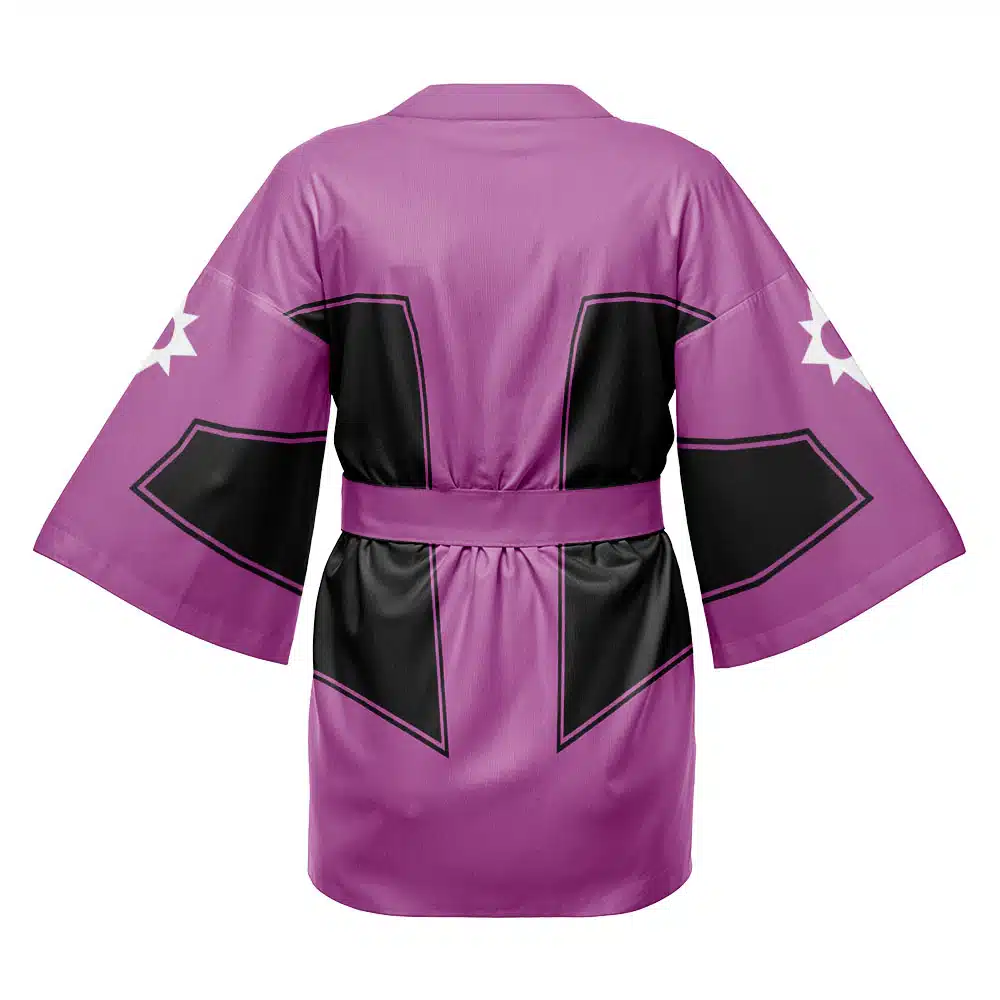 Violet Lantern Happi Coat Haori Kimono - Image 2