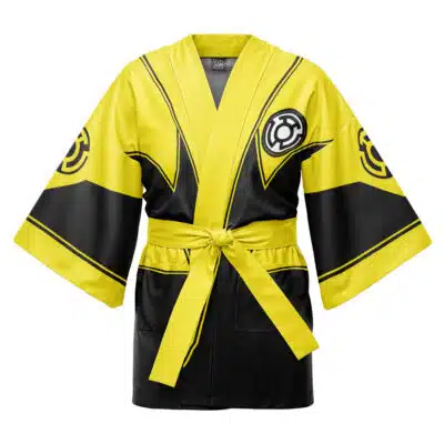 Yellow Lantern DC Happi Coat Haori Kimono