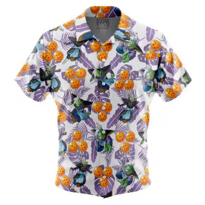 Zamasu Pattern Dragon Ball Z Short Sleeve Button Up Hawaiian Shirt