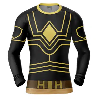 Hawks Undershirt Cosplay My Hero Academia Long Sleeve Rash Guard Compression Shirt