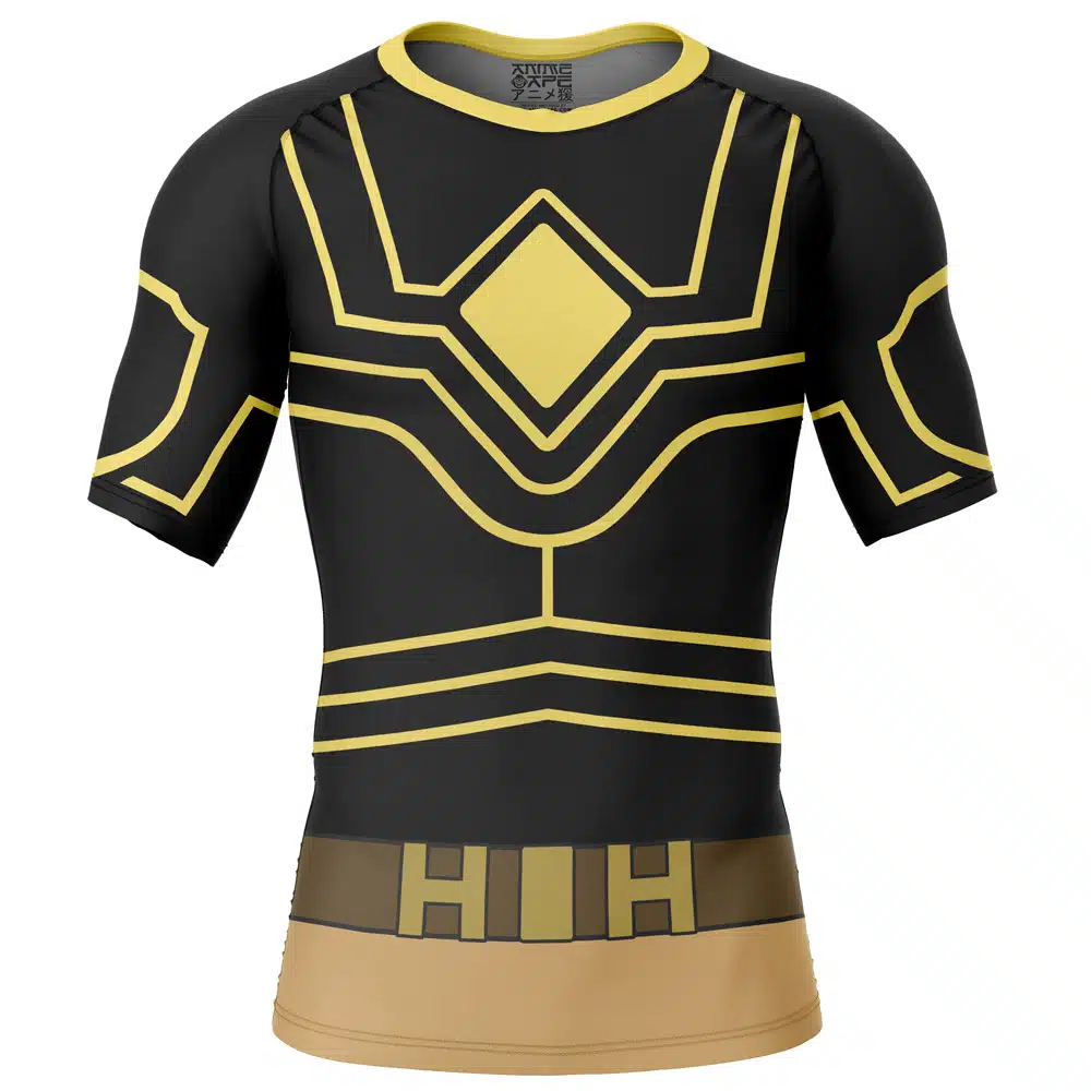 Hawks Undershirt Cosplay My Hero Academia Short Sleeve Rash Guard Compression Shirt