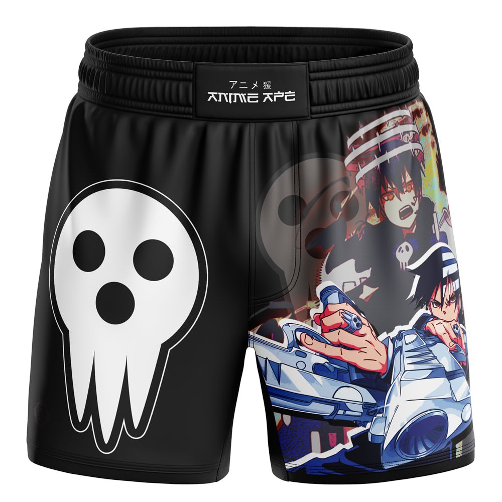 Death the Kid Soul Eater BJJ MMA Fight Shorts