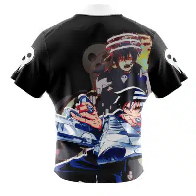 Death the Kid Soul Eater Short Sleeve Hawaiian Shirt