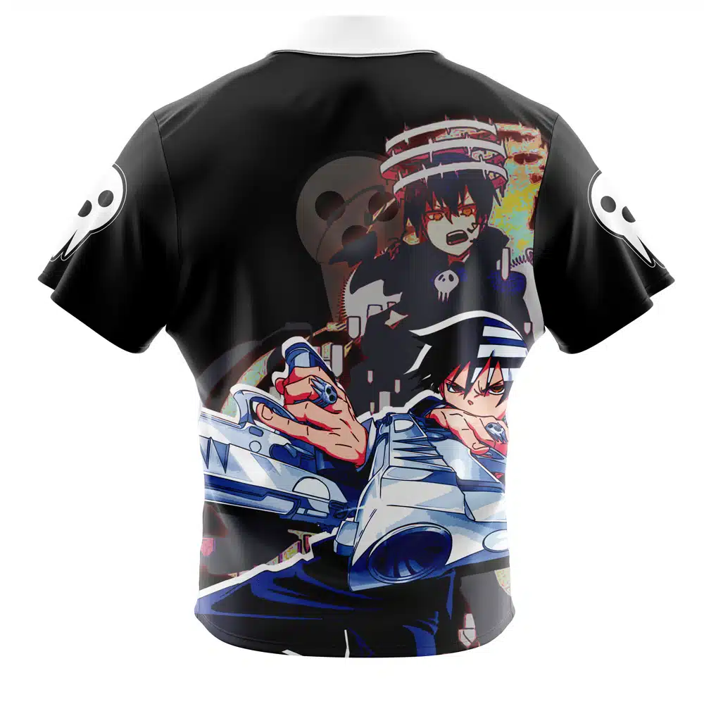 Death the Kid Soul Eater Short Sleeve Hawaiian Shirt