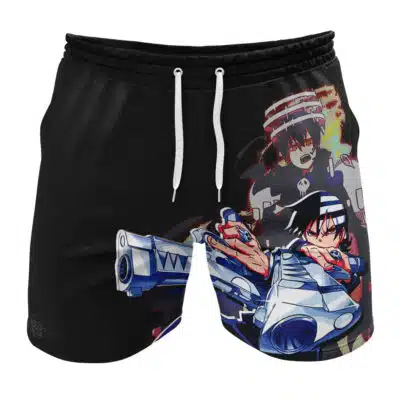 Death the Kid Soul Eater Gym Shorts