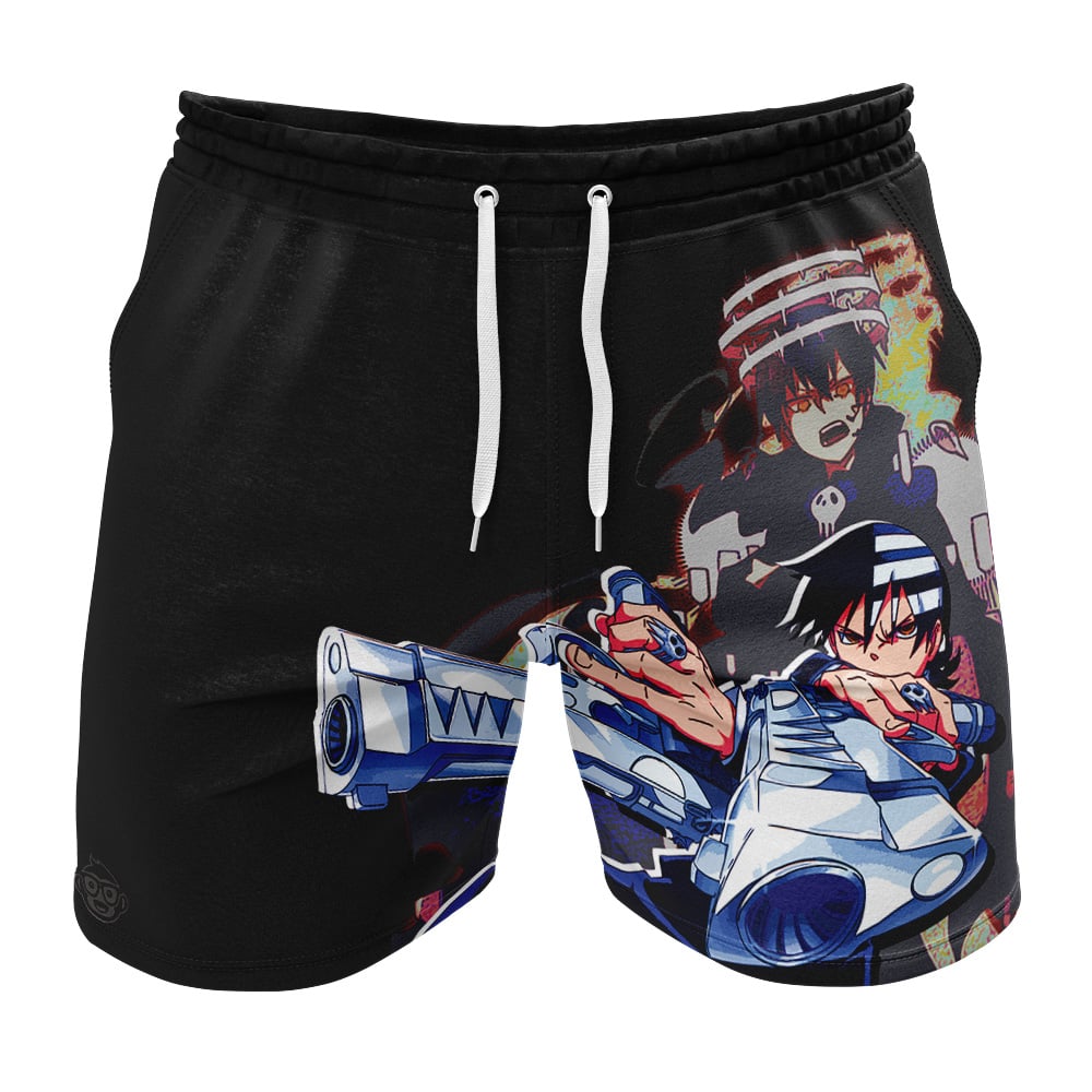 Death the Kid Soul Eater Gym Shorts