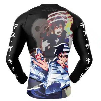 Death the Kid Soul Eater Long Sleeve Rash Guard Compression Shirt