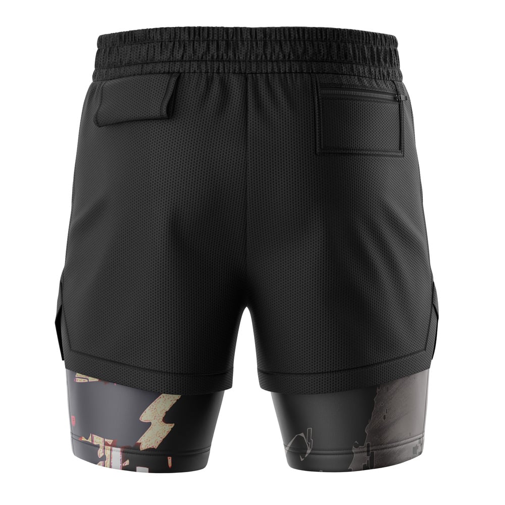 Death the Kid Soul Eater 2-in-1 Performance Shorts - Image 4