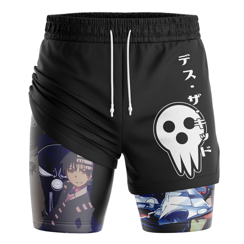 Death the Kid Soul Eater 2-in-1 Performance Shorts - Image 2