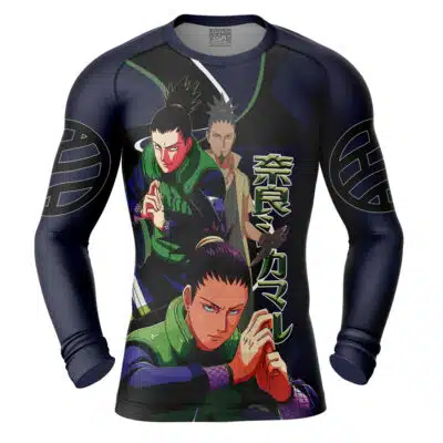 Nara Shikamaru Shippuden Long Sleeve Rash Guard Compression Shirt