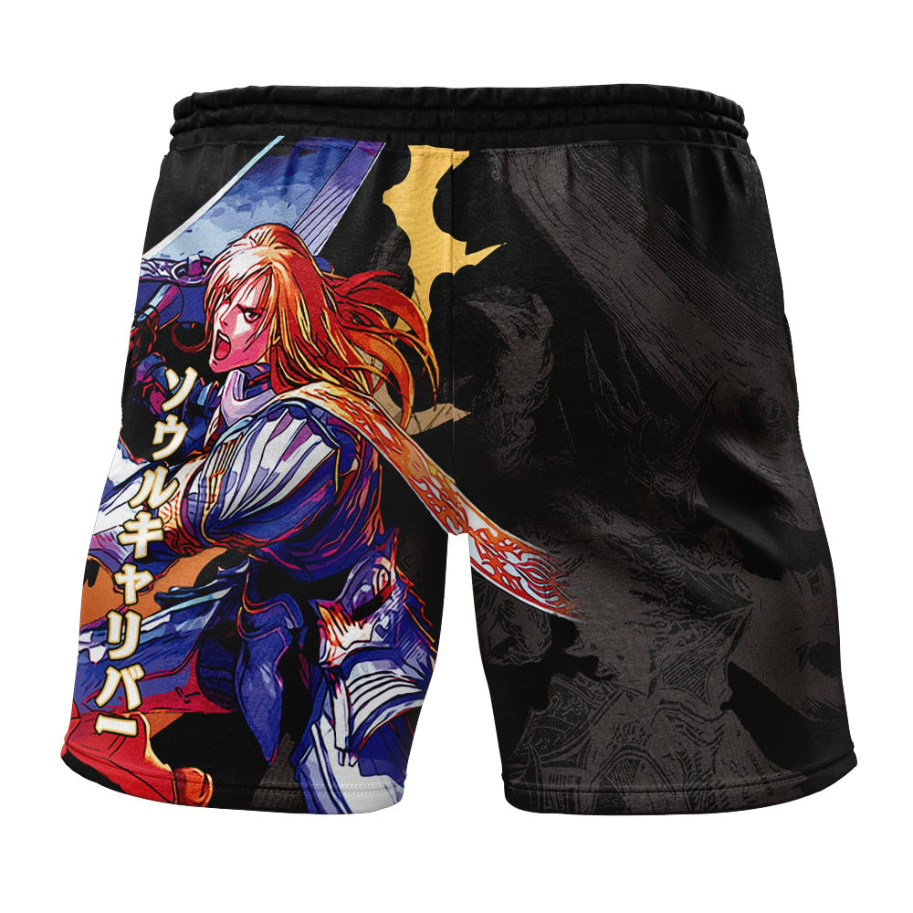 Siegfried x Nightmare Soulcalibur Gym Shorts - Image 2