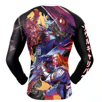 Siegfried x Nightmare Soulcalibur Long Sleeve Rash Guard Compression Shirt