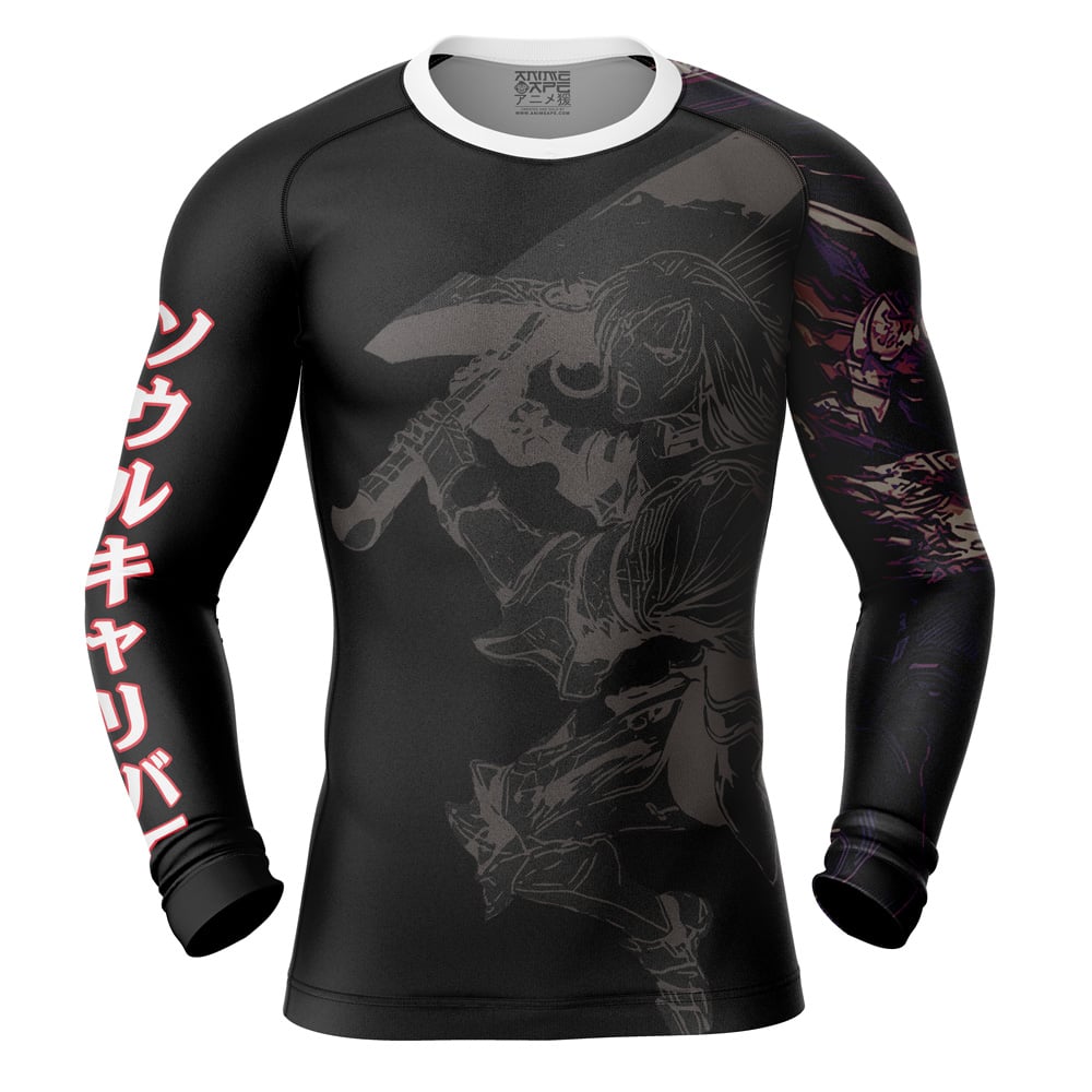 Siegfried x Nightmare Soulcalibur Long Sleeve Rash Guard Compression Shirt - Image 2