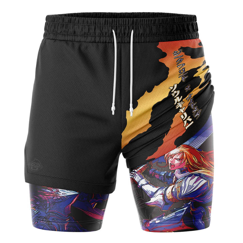 Siegfried x Nightmare Soulcalibur 2-in-1 Performance Shorts
