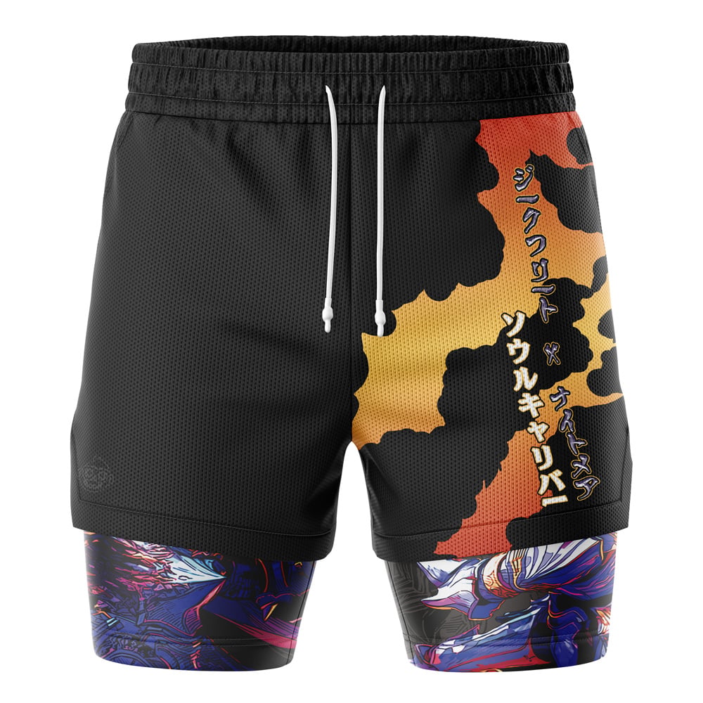 Siegfried x Nightmare Soulcalibur 2-in-1 Performance Shorts - Image 3