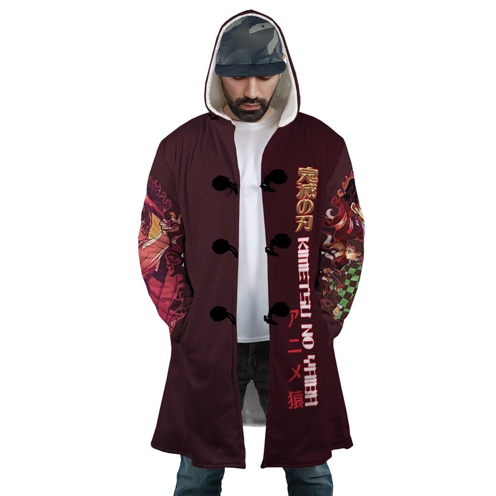 Yoriichi Tsugikuni Demon Slayer Streetwear Dream Cloak Coat - Image 4