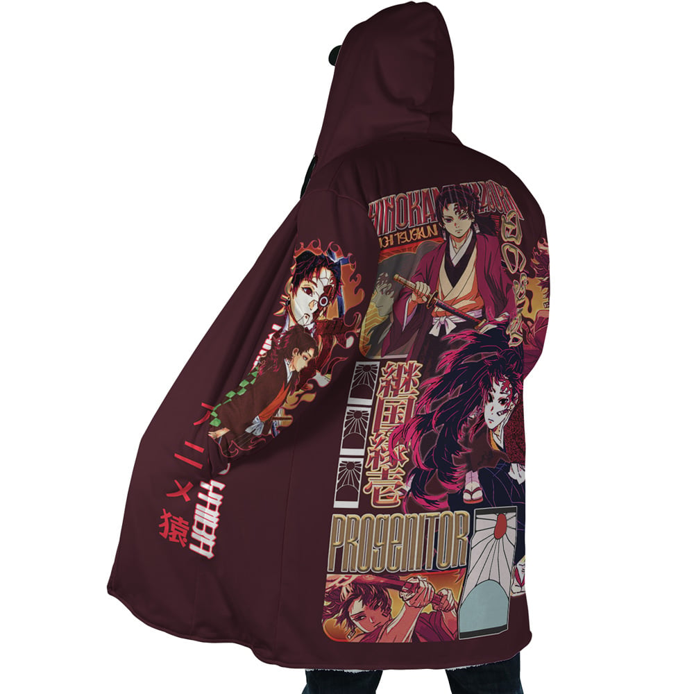 Yoriichi Tsugikuni Demon Slayer Streetwear Dream Cloak Coat - Image 6