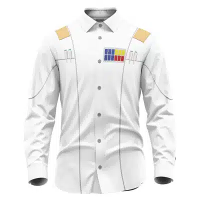 Admiral Thrawn Beltless Star Wars Long Sleeve Button Up Shirt