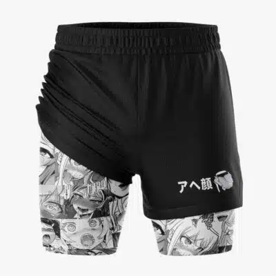 Ahegao Manga 2-in-1 Competition Shorts