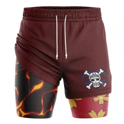 Akainu One Piece 2-in-1 Performance Shorts
