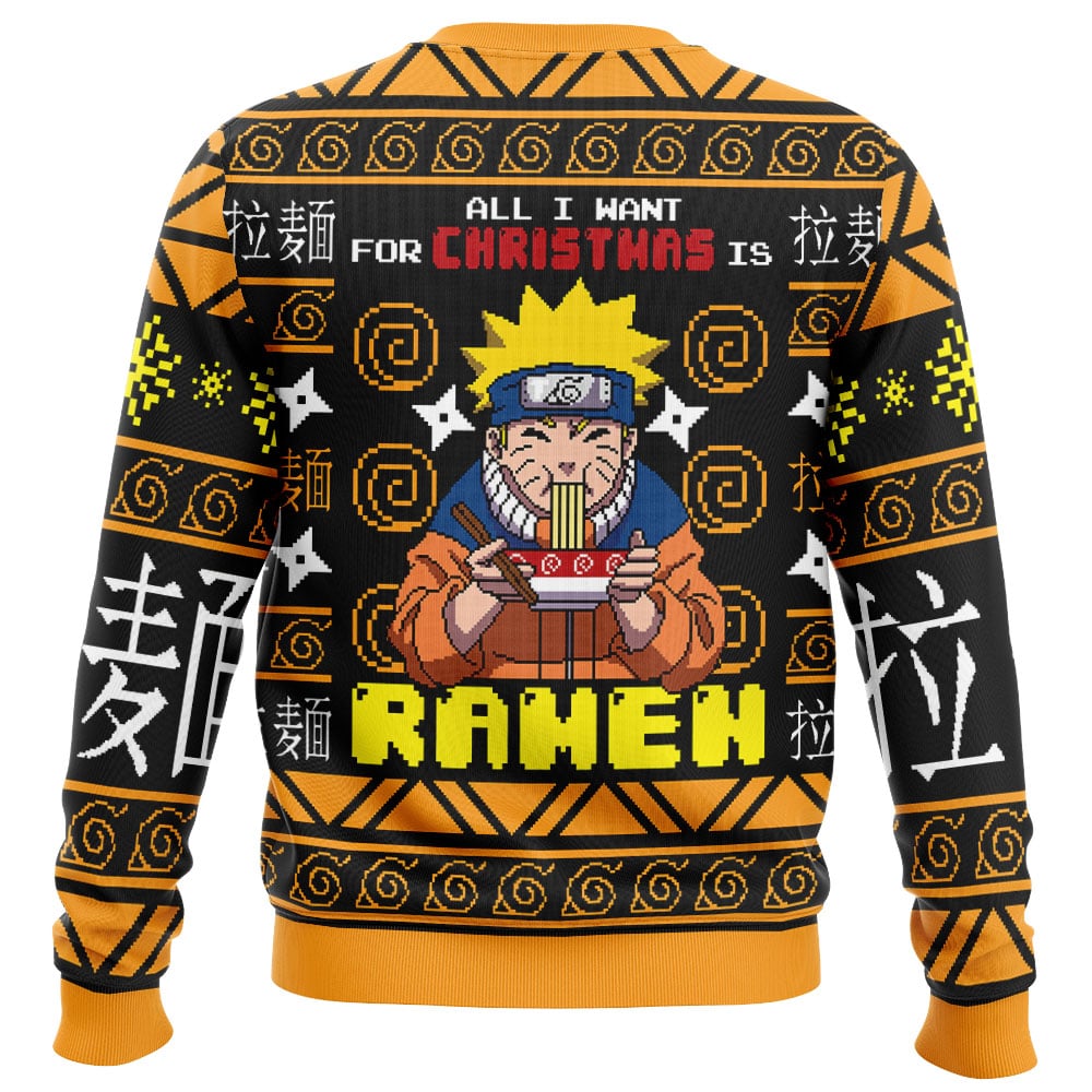 All I Want For Christmas Is Ramen Ugly Christmas Sweater - Image 2