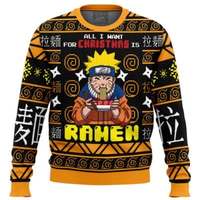 All I Want For Christmas Is Ramen Ugly Christmas Sweater