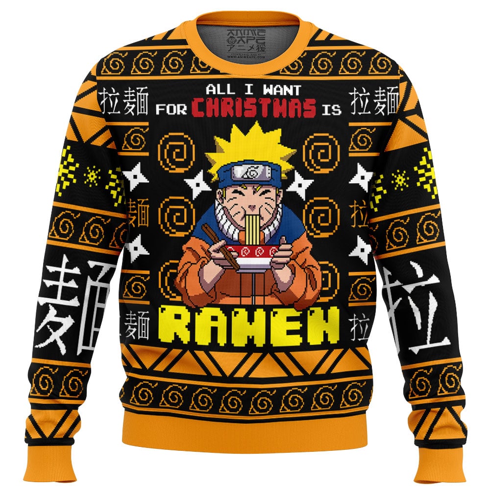 All I Want For Christmas Is Ramen Ugly Christmas Sweater
